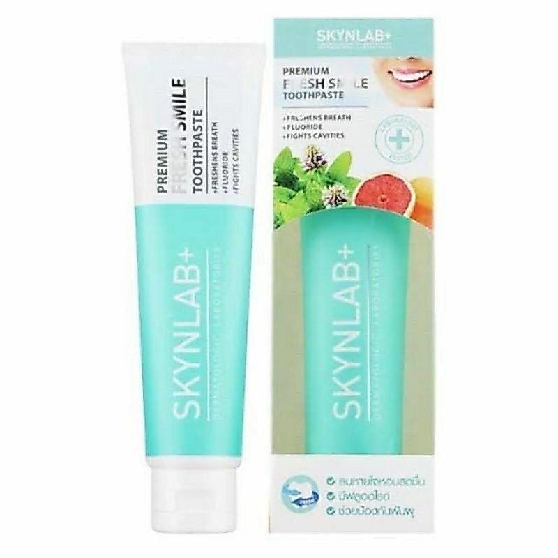 ยาสีฟัน Skynlab Premium All Fresh Smile Toothpaste and  ขนาด50,160g
