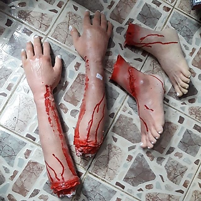 มือ/แขน/เท้าปลอม(อุปกรณ์ประกอบฉาก)!!