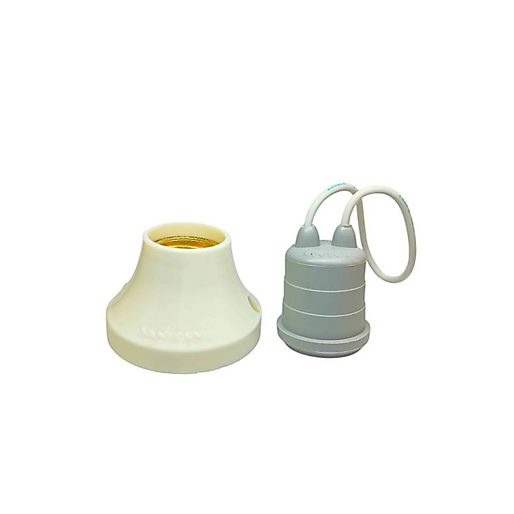 1ชิ้น ขั้วหลอดไฟ ขั้วเกลียว E27  ขั้วห้อย ขั้วแป้น ขั้วยางกันน้ำ  lamp holder,LH638