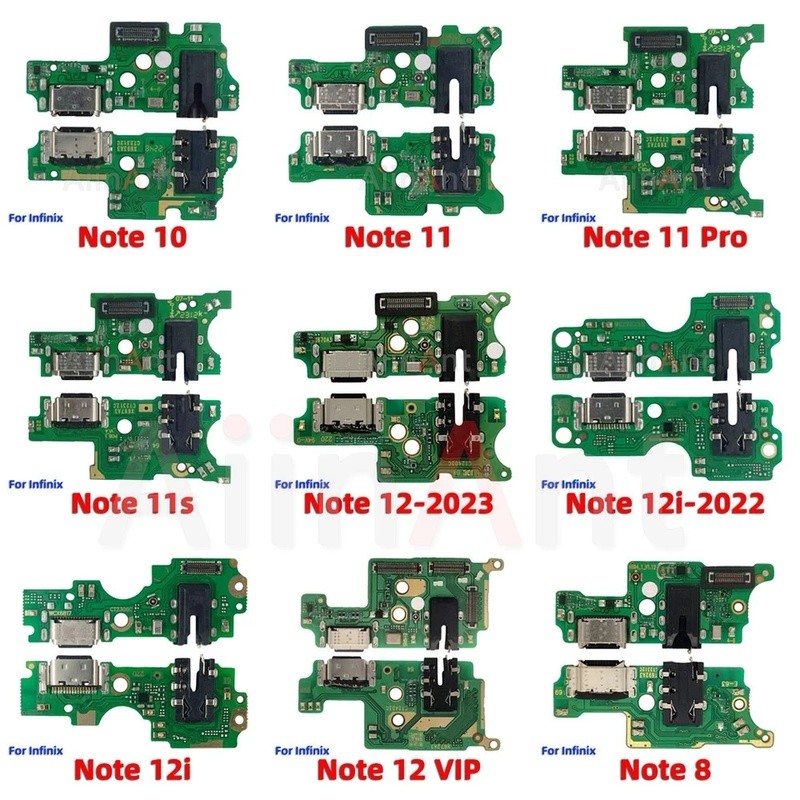 Dock Mic USB Charger Board ชาร์จเชื่อมต่อพอร์ต Flex สําหรับ Infinix หมายเหตุ 8 8i 10 11 11s 12 12i P