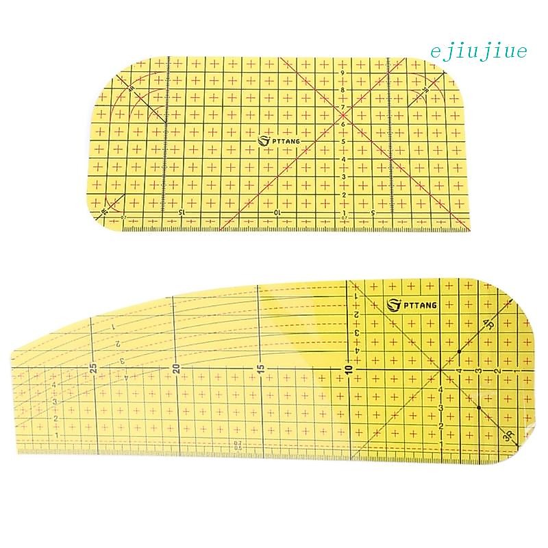 Cc ไม้บรรทัดรีดร้อน แบบพกพา สําหรับตัดเย็บเสื้อผ้า แฮนด์เมด DIY