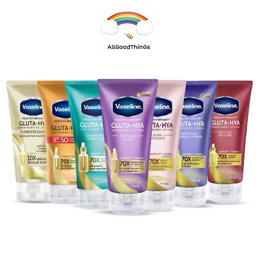 Vaseline วาสลีน กลูต้า-ไฮยา เซรั่ม โลชัน 300 มล. Vaseline Healthy Bright Gluta-Hya Serum