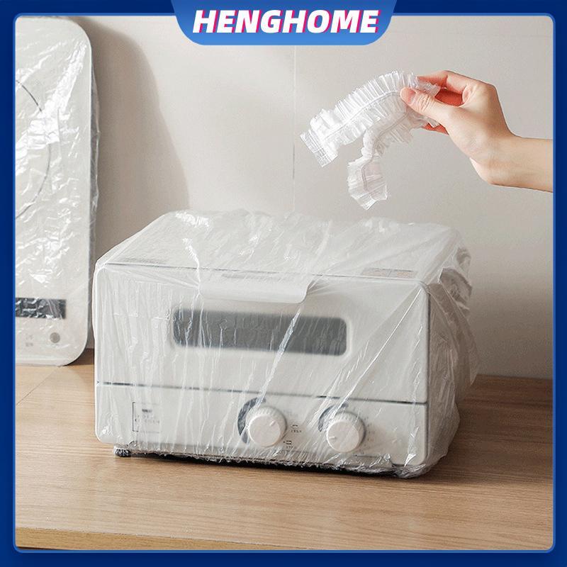 HENGHOME 10 ชิ้นเฟอร์นิเจอร์ฝาครอบพลาสติกป้องกันฝุ่นทิ้ง Thien อัพเกรด Drop ผ้าสําหรับหม้อหุงข้าวไฟฟ้าเตาอบพัดลมไฟฟ้า HENGHOME