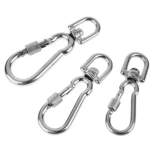 Beartwok7] สแตนเลสตะขอ Snap Swivel Loing สายจูงสุนัข Bule Qui Release Bule Carabiner คลิปสําหรับสุนัขเดิน Camping ใหม่