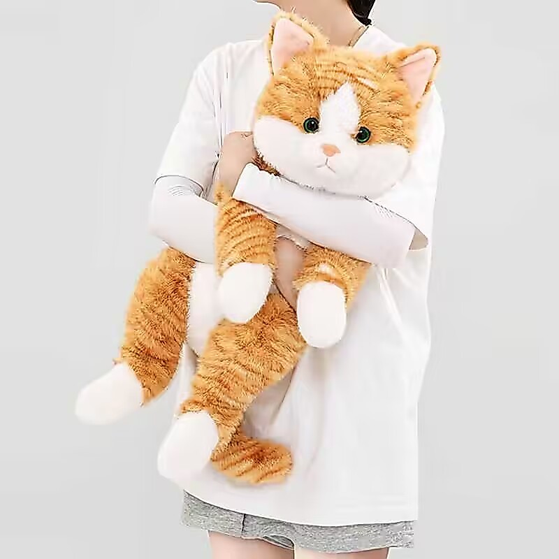 ตุ๊กตาแมวจำลองสุดน่ารัก🐱 100% ชนิดฉบับ✨ นุ่มๆ ที่สุด🤗 陪伴เด็กหลับสบาย 礼物สาวๆ🎁 ส่วนลด50%🔥