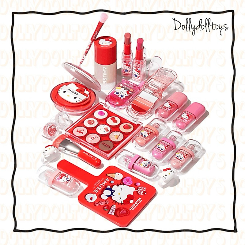 พร้อมส่ง Amuse x 50th Anniversary HELLO KITTY - Lip & Cheek Cell Phone / Jel-Fit Tint