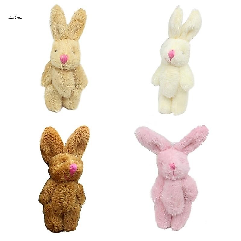 ✿ 6เซนติเมตรมินิน่ารักร่วมยัดตุ๊กตาสําหรับตุ๊กตาตกแต่งเค้กวันเกิดตกแต่งตุ๊กตากระต่ายสําหรับพวงกุญแจพรรค