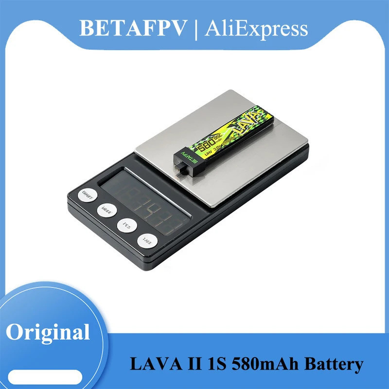 BETAFPV LAVA II 1S 580mAh แบตเตอรี่สําหรับ Air75, Meteor75 Pro, Cetus Pro, Cetus X