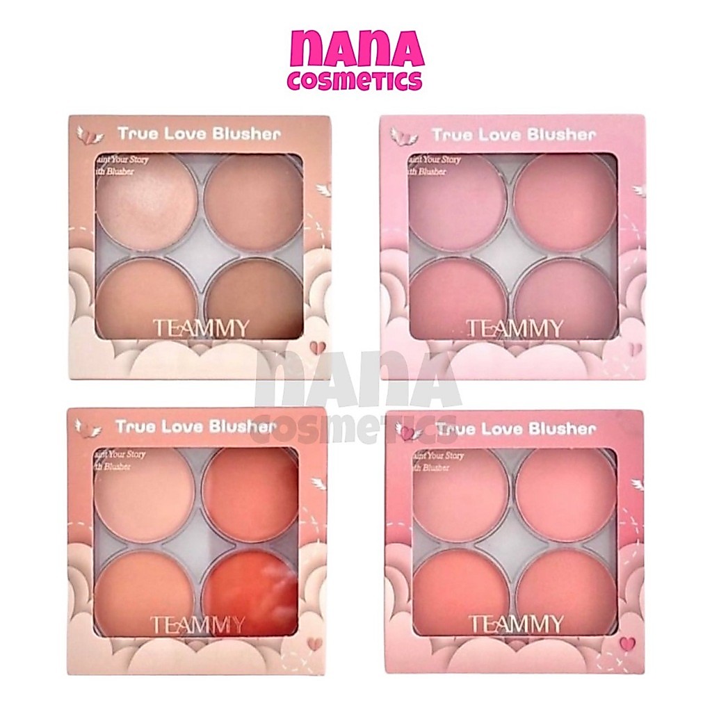 TB102 ทีมมี่ ทรู เลิฟ บลัชเชอร์ บลัชออน ปัดแก้ม 4 สี Teammy True Love Blusher
