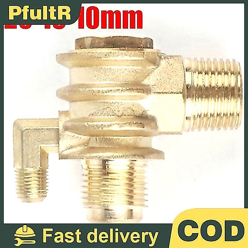 3 พอร์ต Che Valves One Way Male-Threaded Workshop Airpressor 20*19*10 มม.