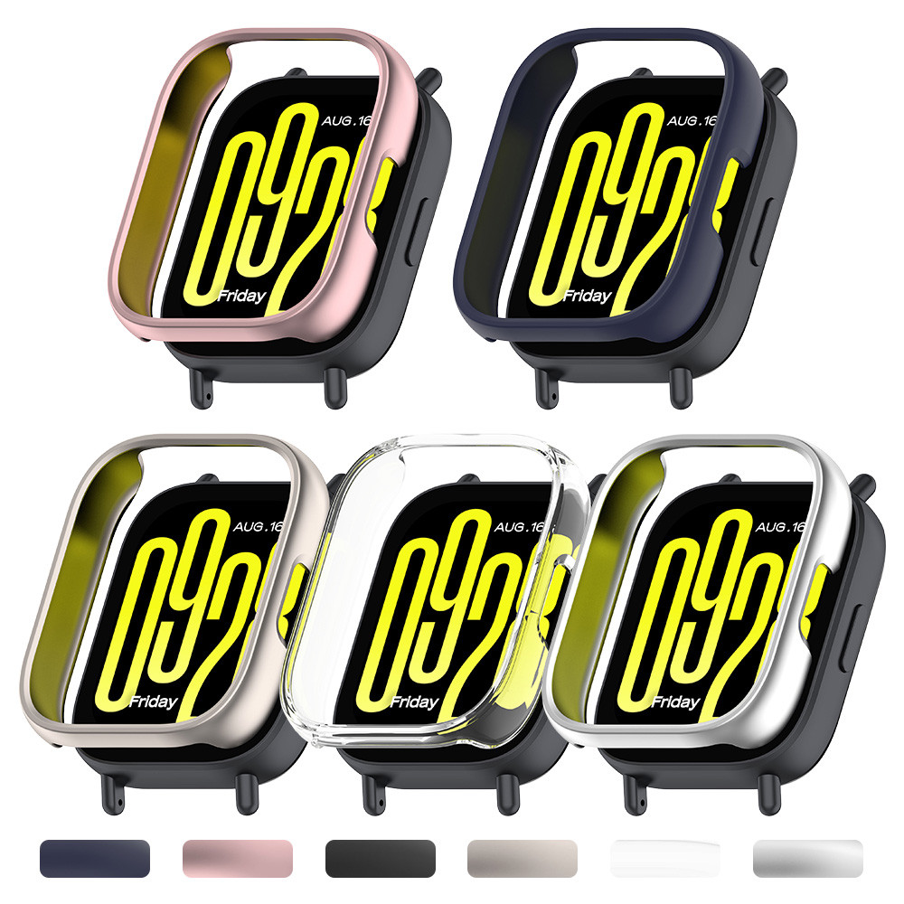 กรณีพีซีแบบแข็งสําหรับ Xiaomi Redmi Watch 5 Active Anti Gores Shell Fall ป้องกันหน้าจอกรอบกันชนอุปกรณ์เสริมสําหรับ Smartwatch Redmi นาฬิกา 5 Lite