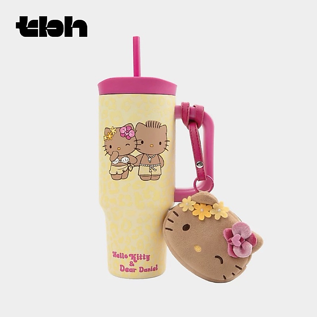 พร้อมส่งด่วน 🇹🇭 TBH x Hello Kitty แท้ 900ml สแตนเลส 316 ฝาใช้งานได้ 2 โหมด แก้วสแตนเลสเก็บความเย็น แถมฟรีกระเป๋ามินิ