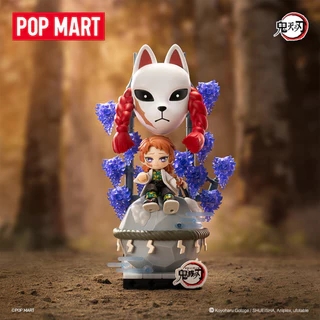 P POPMART Demon Slayers Blade Standing Story Series Building Block รูป Mystery กล่องเครื่องประดับของแท้
