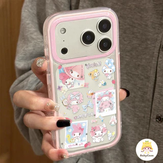 เคสโทรศัพท์การ์ตูนน่ารักเมโลดี้ เคสไอโฟน 17 16 สำหรับ iPhone 15 12 17 13 11 16 14 Pro Max 17AIR 16 15 14 Plus