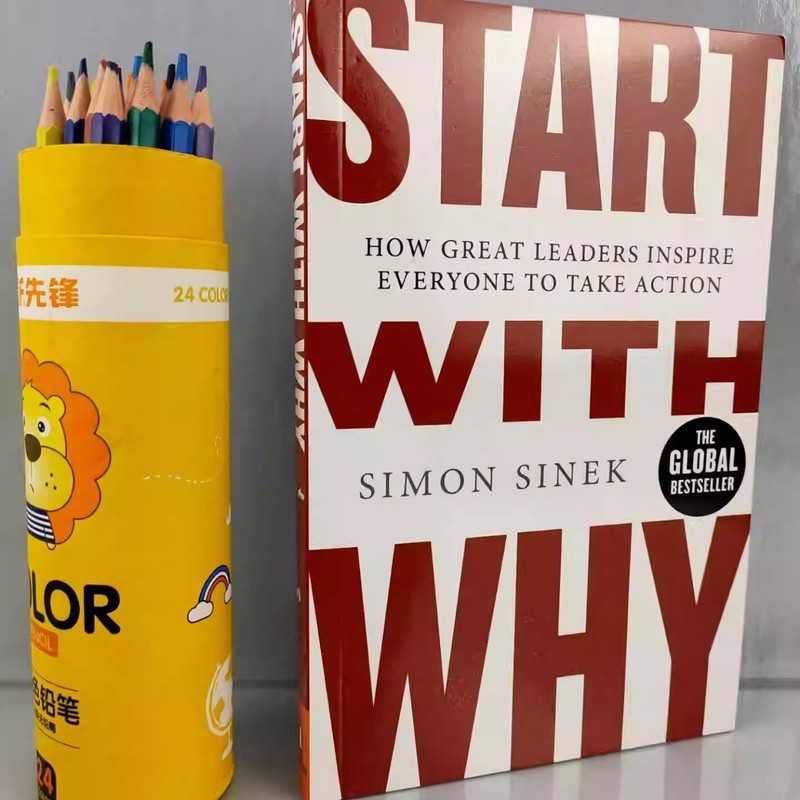 Start With Why หนังสือการบริหารเศรษฐกิจ เวอร์ชันภาษาอังกฤษ สมุดภาพ A062709280