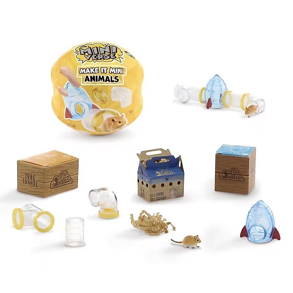Miniverse Make It Mini Animal Series 2 (ลูกบอลเดี่ยว) ของสะสมขนาดเล็ก ชุดลึกลับ DIY งานฝีมือ เรซิ่น 