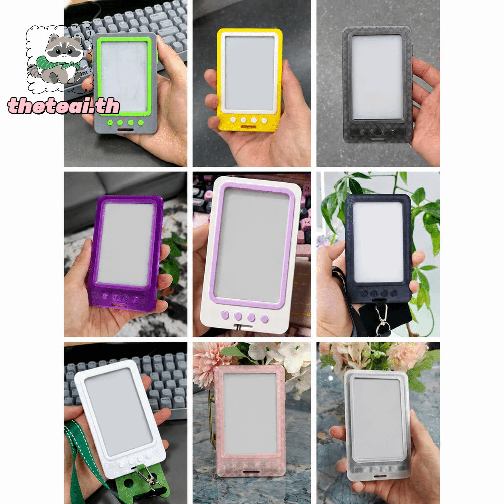 THETEAI E-Reader, ฝาครอบป้องกันกันกระแทกแบบเต็มครอบคลุม,ไม่รวมสายรัดเชือกเส้นเล็กป้องกันรอยขีดข่วนป้ายสไตล์ครอบคลุมเต็มรูปแบบสําหรับ XTEINK X3 X4 E-Reader Protection