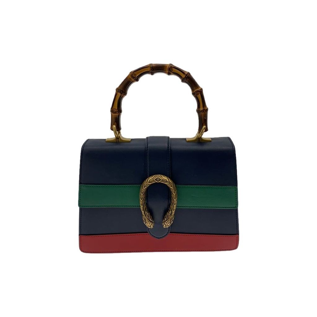 GUCCI Handbag Dionysus Bamboo Leather NVY 448075 Direct from Japan Secondhand