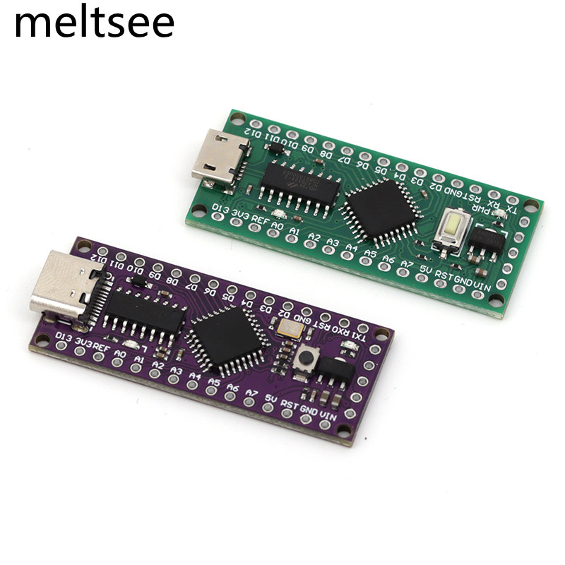 LGT8F328P-LQFP32 MiniEVB TYPE-C MICRO USB ใช้งานร่วมกับ ATMEGA328 Nano V3.0 LGT8F328P CH340C/ HT42B5
