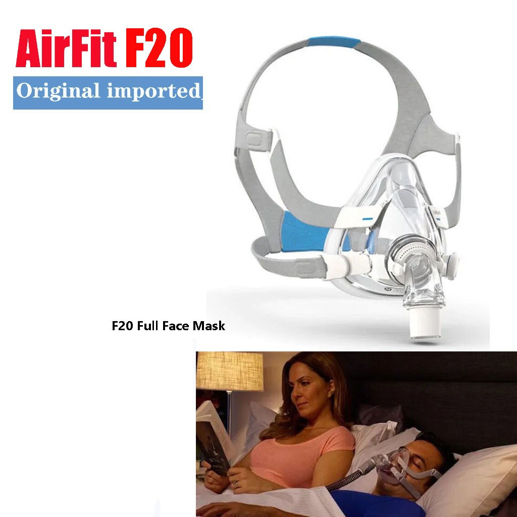 ResMed หน้ากาก แบบครอบจมูกและปาก CPAP Mask รุ่น AirFit F20