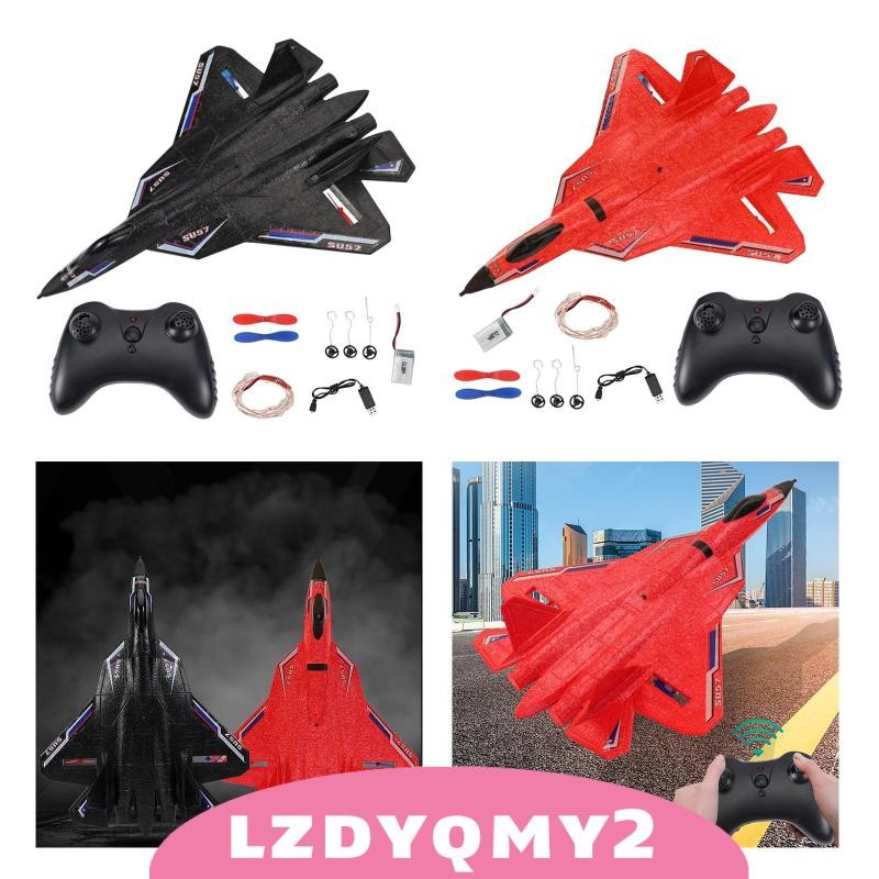 [Lzdyqmy2] 2CH RC Aircraft SU-57 RC Glider Plane Fighter Toy พร้อม Fly สําหรับเด็ก
