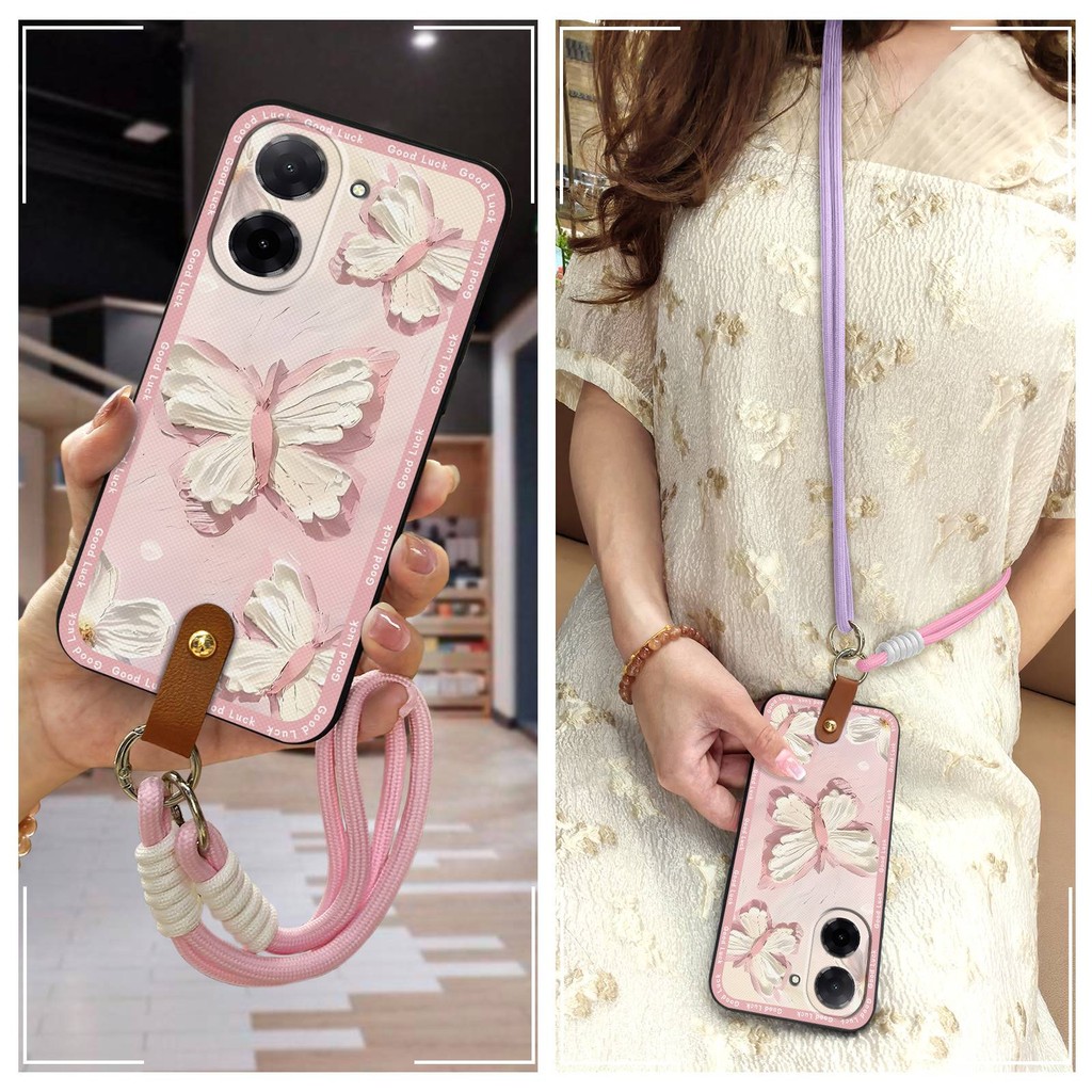 ปกหลัง Anti-knock เคสโทรศัพท์สําหรับ Redmi A5 4G/Xiaomi Poco C71 4G Dirt-proof สร้อยคอทนทานป้องกันแน