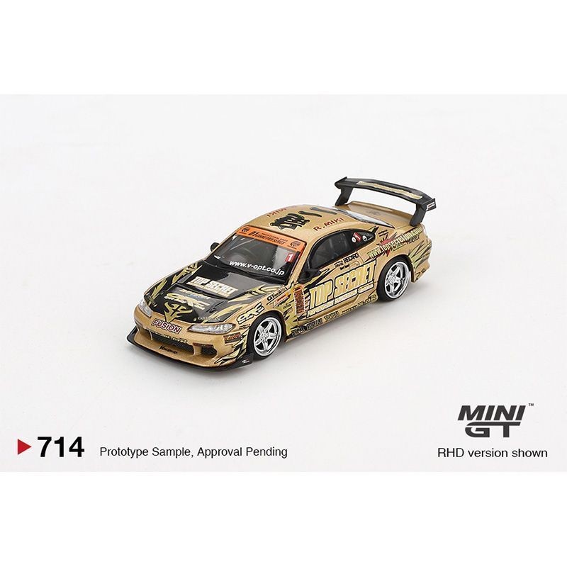 MINIGT 1: 64 Nissan Silvia (S15)#714仿真合金汽车模型赛车收藏模型绝版模型
