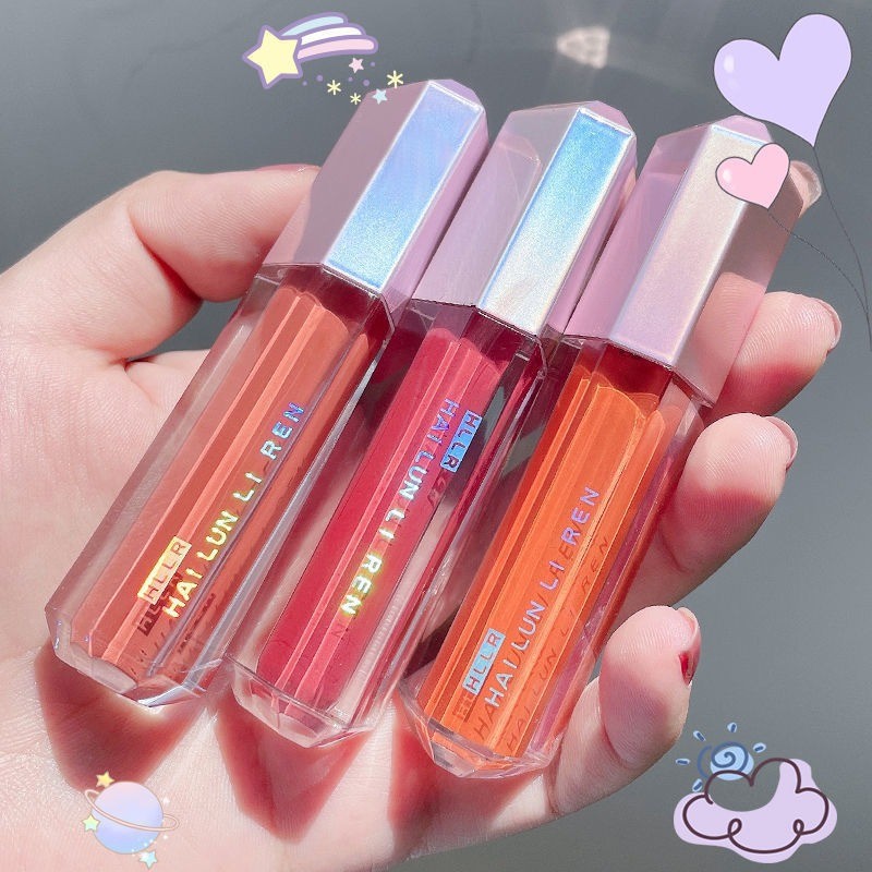 HLLR Live Lip Gloss Velvet Matte Matte Lip Mud Whitening ราคาถูกนักเรียนผลิตภัณฑ์ในประเทศแต่งหน้าลิป