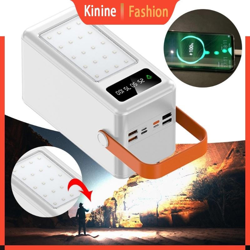 KIN DIY 35 Slot 18650 เคสพร้อมไฟฉาย LED