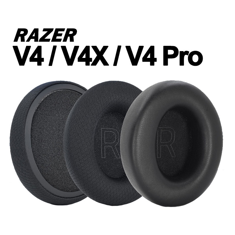 1 คู่ชุดหูฟังแผ่นรองหูฟังสําหรับ Razer Kraken V4 / V4X / V4Pro หูฟังแผ่นรองหูฟัง Earmuffs