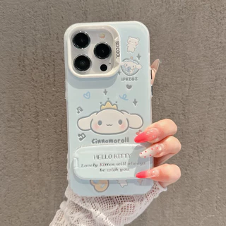 💖Annie💖-เคสไอโฟน เข้ากันได้กับ iPhone 16 17 เคสไอโฟน 17ProMax 15 iPhone 13 11 XS XR 7P ขายึดกระจก-HLMSCY500