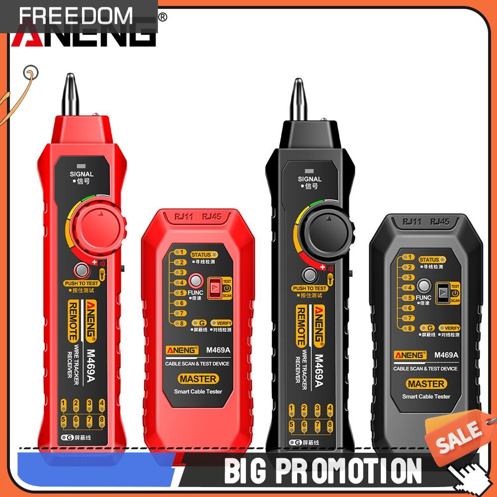 M469A Cable Finder RJ45 RJ11 Test Networking Tool Multi สําหรับซ่อมเครือข่าย