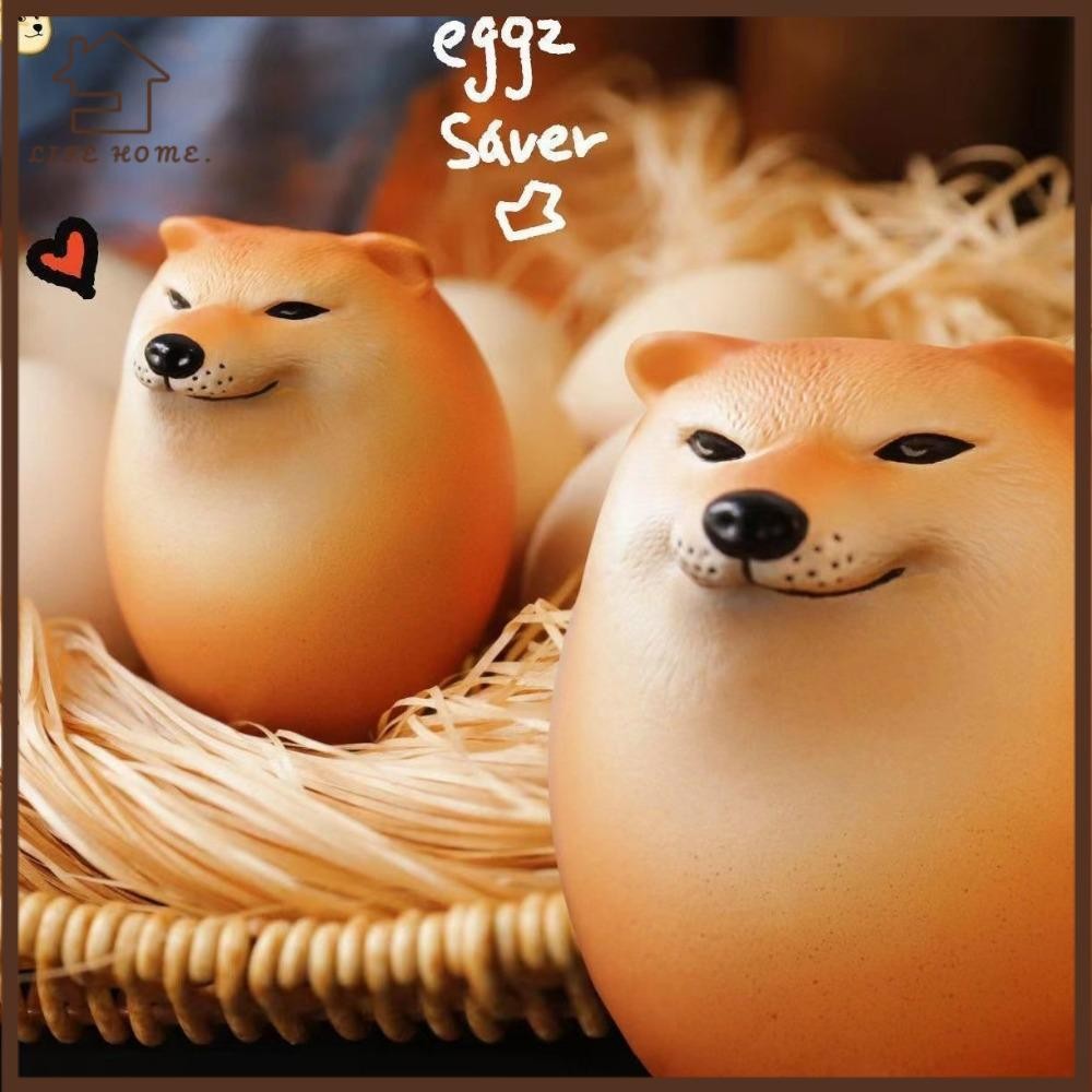 YELGIRL Squishy Fidget Toy, Shibako Dog Egg PU Slow Rebound Dog Egg Toy, Creative Shiba Inu รูปร่างท