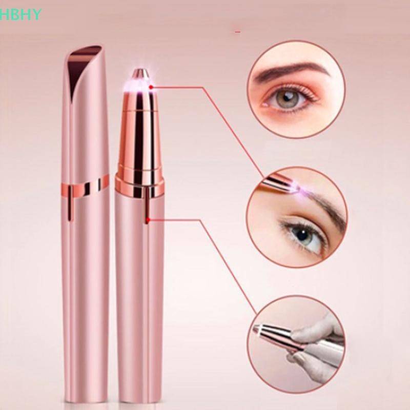 HB Electric Eyebrow Trimmer Eyebrow Trimmer คิ้วอัตโนมัติ Trimmer อุปกรณ์โกนหนวดกําจัดขน Trimmer Eye