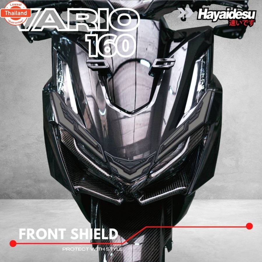 กันรอยคิ้วไฟหน้า  Hayaidesu ซิลิโคลนยาง Click 160 ---------- Click160