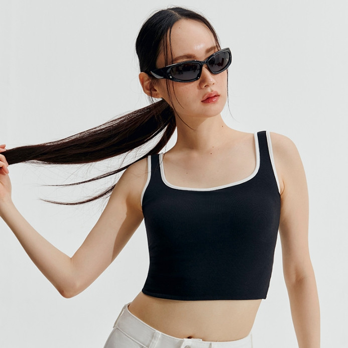 Sabina รหัส NOJ24011 Bra Tops เสื้อเสริมบราในตัว สายหลังไขว้