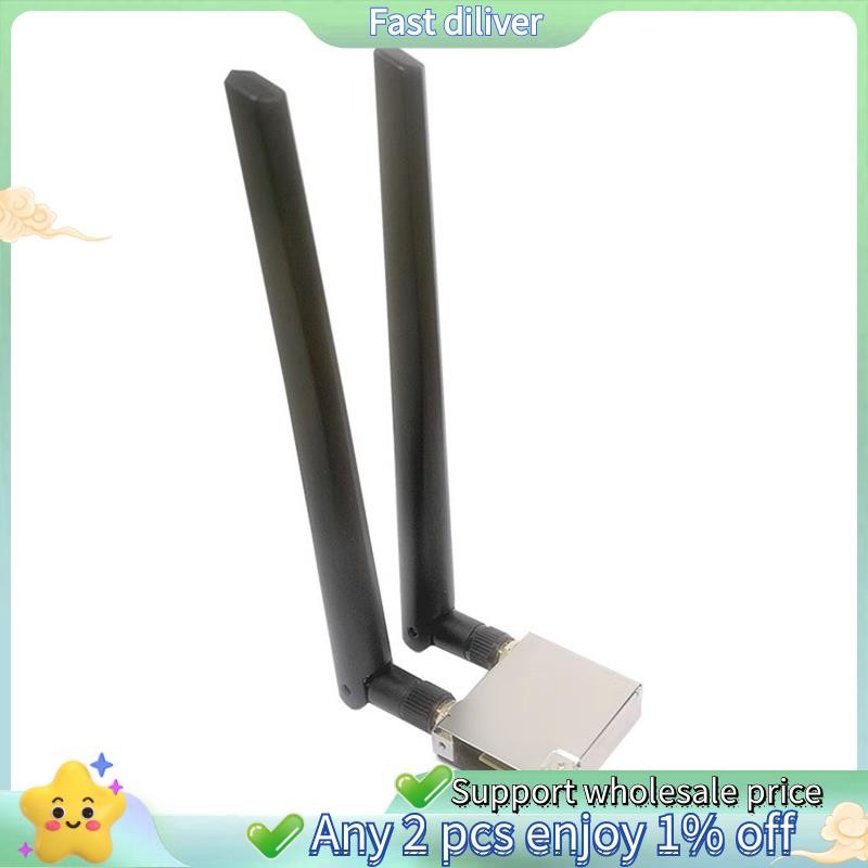 การ์ดไร้สาย AX201 3000Mbps WiFi 6 BT5.0 การ์ดไร้สาย 2400/574Mbps WiFi6 AX201 Deskt