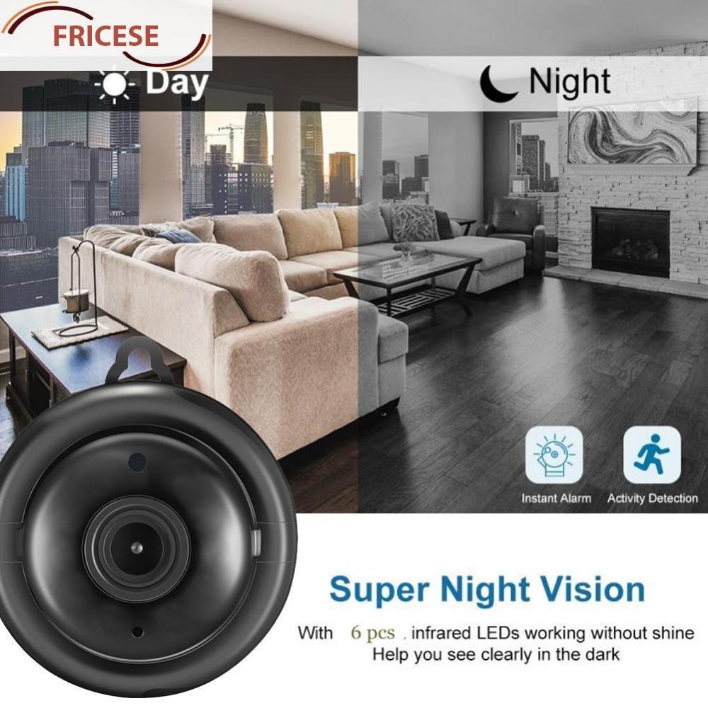 กล้อง IP Mini WiFi V38 1080P การตรวจจับการเคลื่อนไหว IR Night Vision กล้องรักษาความปลอดภัย [Fricese.