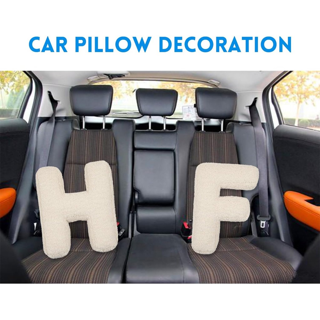 S-SNAIL-OO หมอน Plush 15.7x13.7x3.9in, Letter กอดโยนหมอน,ตัวอักษรหมอน A ถึง Z ตกแต่งโยนหมอนสําหรับเต