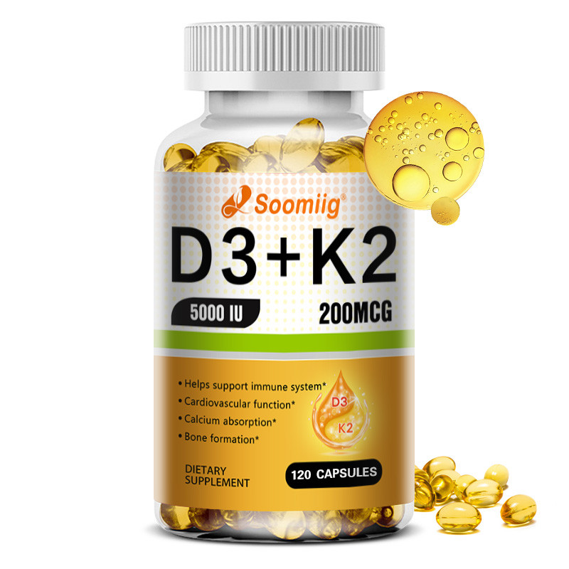 สูตรสุขภาพกระดูกและหัวใจวิตามิน D3 + K2 Fast Bone & Heart ช่วยดูดซึมแคลเซียมและมดลูก เสริมภูมิคุ้มกัน ปรับปรุงอารมณ์