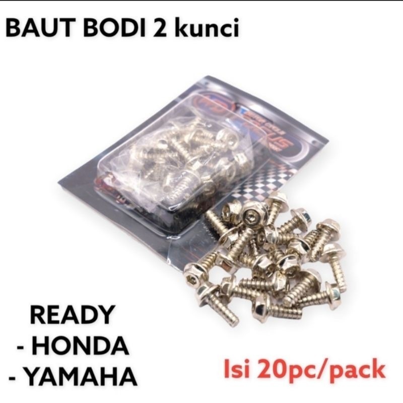 PROBOLT BODY CHROME CHROME MODEL 2 STAINLESS KEY MIO BEAT VARIO SCOOPY FINO XEON MIO J MIO M3 MIO SM