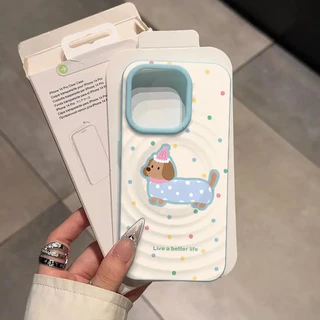 💎Bov-เข้ากันได้ iPhone แม่เหล็ก การชาร์จไร้สาย เคสไอโฟน 11 XS 14plus 15PRO 12 13pro 16promax xsmax xr ป้องกันฝุ่-XDCXK2