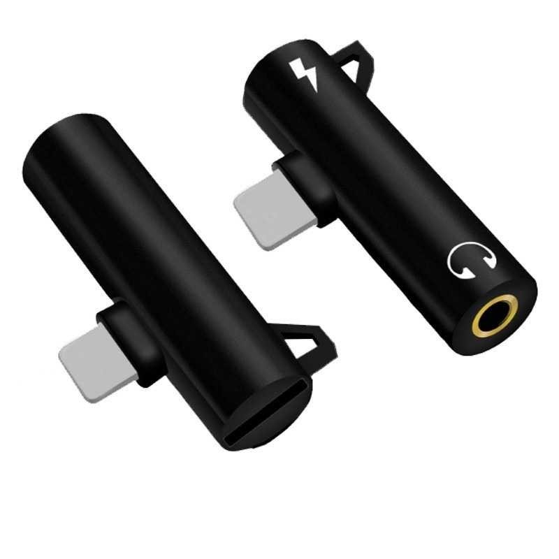 ASSSTRE PAUIAO OTG 2in1 Lightning AUX แจ็ค 3.5 มม. ตัวเมียเป็น Lightning ตัวผู้ - P21