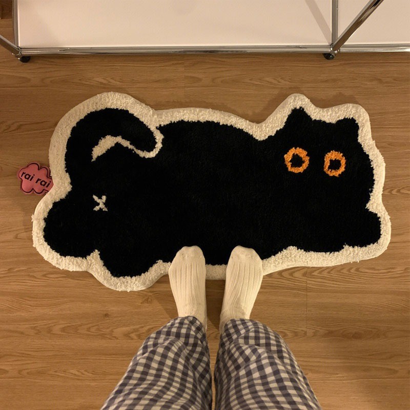 COD พรมปูพื้น 40X60cm พรมกันลื่น ลายน่ารักสุดๆ นิ่มสบาย พรมนิ่ม สําหรับตกแต่งบ้าน