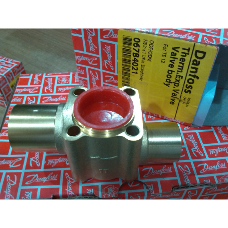Danfoss Danfos วาล์วขยาย TE5 TE12 TE20 TE55 วาล์วแยกส่วนประกอบที่นั่งวาล์วมุมขวาตรง