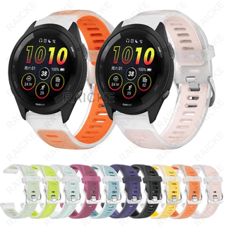 สายรัดซิลิโคนอ่อนนุ่มยางกีฬาสําหรับ Garmin Vivoactive 5/ Vivoactive 6/ Vivoactive 3 Music / 55 / 70 /170 / 165 / 245 / 645 / 158 / 168 / Approach S50