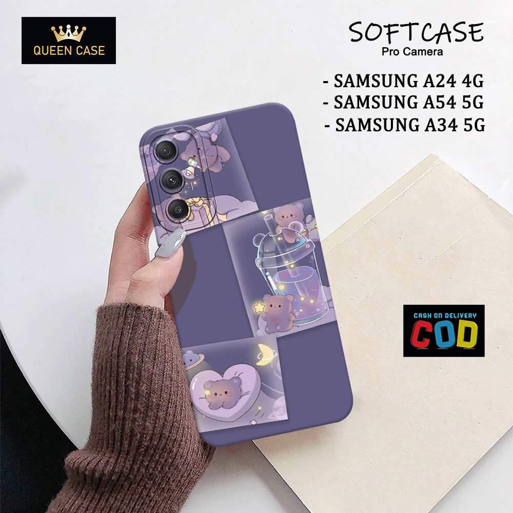 HP Samsung Galaxy A24 4G / A34 5G / A54 5G Softcase - เคสแฟชั่นการ์ตูน - Samsung A24 4G / A34 5G / A