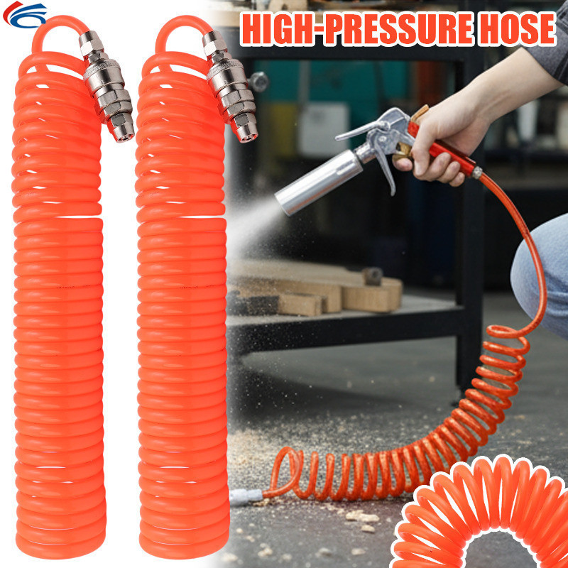 [AM3C]1/2 ชิ้น Quick Connect High Pressure Hose 3000PSI, PE Material Air Hose สําหรับคอมเพรสเซอร์/ปั