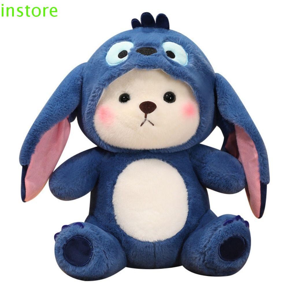 INSTORE Teddy Tales Bear Plush Toy, Teddy Tales Bear Lina Bear Plush Toy, Children ตุ๊กตาสัตว์นุ่มคู