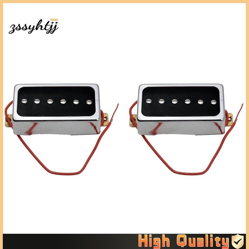 zssyhtjj.th2X P90 กีตาร์ไฟฟ้า Humbucker ขนาด Single Coil Pickup อะไหล่กีตาร์และอุปกรณ์เสริม-คอ